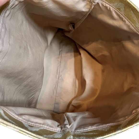 Michael Kors Gold Metallic Tote Bag - Picture 5 of 6